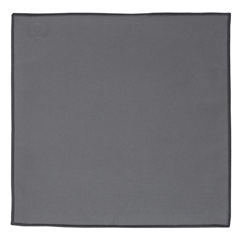 Mivi MI&VI Synthetic Chamois Microfiber Instrument Cleaning & Polishing Cloth for Violin, Viola, Cello, Bass, Guitar, Saxophone, Flute 12x12in (Charcoal-Grey) - Image 3